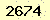 請輸入此驗證碼 : 2674