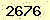 請輸入此驗證碼 : 2676