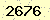 請輸入此驗證碼 : 2676