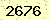 請輸入此驗證碼 : 2676