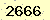 請輸入此驗證碼 : 2666