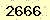 請輸入此驗證碼 : 2666