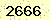 請輸入此驗證碼 : 2666