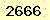 請輸入此驗證碼 : 2666