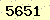 請輸入此驗證碼 : 5651