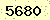 請輸入此驗證碼 : 5680