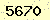 請輸入此驗證碼 : 5670