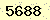 請輸入此驗證碼 : 5688