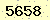 請輸入此驗證碼 : 5658