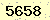 請輸入此驗證碼 : 5658