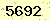 請輸入此驗證碼 : 5692