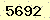 請輸入此驗證碼 : 5692