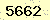 請輸入此驗證碼 : 5662