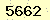 請輸入此驗證碼 : 5662