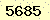 請輸入此驗證碼 : 5685