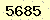 請輸入此驗證碼 : 5685
