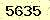 請輸入此驗證碼 : 5635