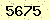 請輸入此驗證碼 : 5675