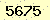 請輸入此驗證碼 : 5675