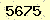 請輸入此驗證碼 : 5675