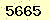 請輸入此驗證碼 : 5665