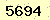 請輸入此驗證碼 : 5694