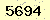 請輸入此驗證碼 : 5694