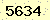 請輸入此驗證碼 : 5634