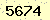 請輸入此驗證碼 : 5674