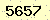 請輸入此驗證碼 : 5657