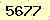 請輸入此驗證碼 : 5677