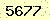 請輸入此驗證碼 : 5677