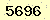 請輸入此驗證碼 : 5696