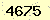 請輸入此驗證碼 : 4675