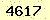 請輸入此驗證碼 : 4617