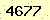 請輸入此驗證碼 : 4677