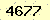 請輸入此驗證碼 : 4677