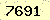 請輸入此驗證碼 : 7691