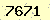 請輸入此驗證碼 : 7671
