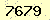 請輸入此驗證碼 : 7679