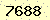 請輸入此驗證碼 : 7688