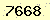 請輸入此驗證碼 : 7668