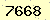 請輸入此驗證碼 : 7668
