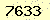 請輸入此驗證碼 : 7633