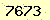 請輸入此驗證碼 : 7673