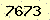 請輸入此驗證碼 : 7673