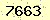 請輸入此驗證碼 : 7663