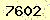 請輸入此驗證碼 : 7602