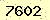 請輸入此驗證碼 : 7602