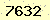 請輸入此驗證碼 : 7632